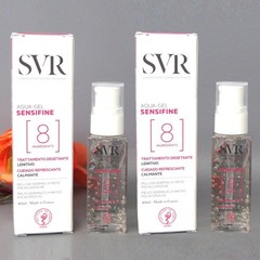 2 PACK SVR Sensifine Aqua-Gel 8 -normal to combo skin- 40ml / 1.4oz EXP 11/2026