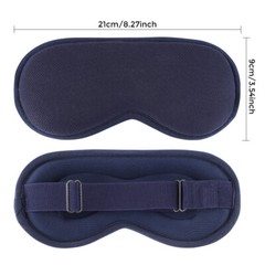 Electric Heated Eye Mask Vibration Massager, Warm Eye Compress Mask for Dry Eyes