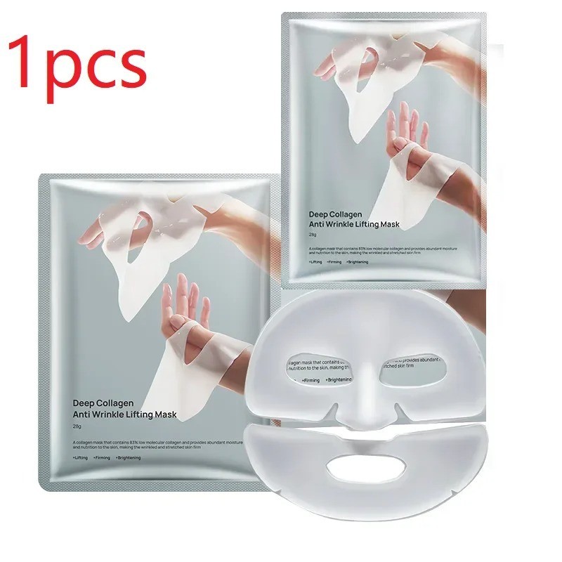 Deep Collagen Anti Wrinkle Face Mask Overnight Firming Hydrating 1 /10 PCS