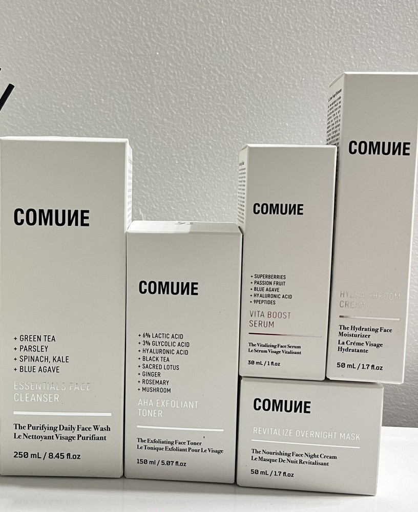 Authentic $176 Comune Essentials Collection Kit 5 Piece Set Full Size New