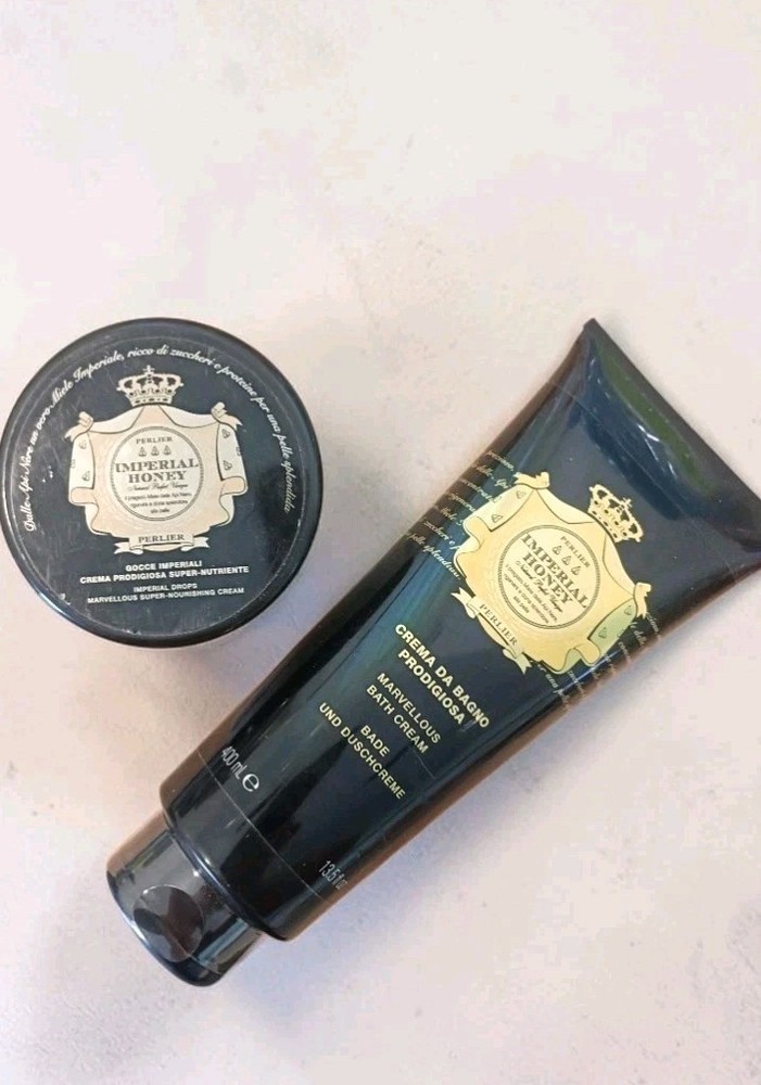 Perlier Imperial Honey Bath Cream & Imperial Drops Body Cream SEALED
