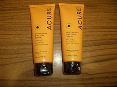 2 Tubes Acure Ultra Hydrating Green Juice Cleanser 4 fl oz ea For Hydrated Skin