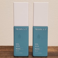 2 Medix 5.5 AHA 10% Serum Resurfacing Exfoliating Treatment 1.7 Fl Oz
