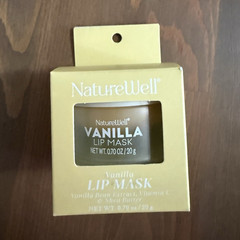 NatureWell Vanilla Lip Mask Clear Vitamin C Paraben-Free for Dry Lips 0.70 oz