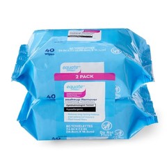 Makeup Remover Cleansing Towelettes 80 Count Facial Wipes for Waterproof Eye