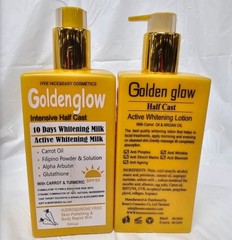 Golden Glow Body Milk 500ml Lotion Intensive Active Whitening Milk. 1 piece