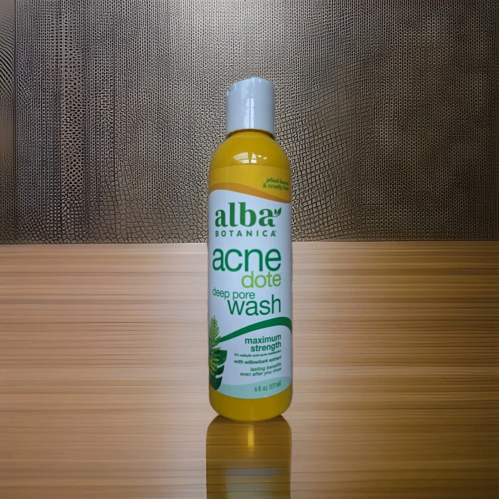 Alba Botanica Acne Dote Deep Pore Wash Oil-Free 6 fl oz 177 ml Exp 8/2025