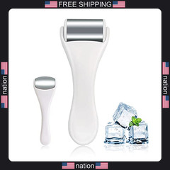 Laikme ice roller set for face and body, facial and eye massagers for pore