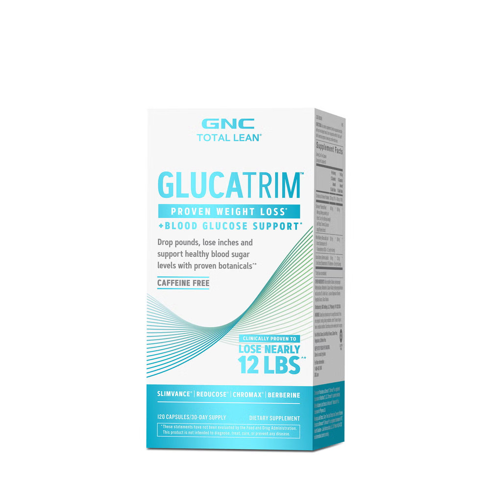 GNC Total Lean GlucaTrim Healthy Blood Sugar Levels Lean Mass Protect 120pcs NEW