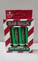 Bag Balm Lip Moisturizer 4 Pack – Gift box – each tube 0.33 oz