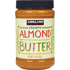 Kirkland Signature Creamy Almond Butter, 27 oz Jar – Unsweetened, Natural
