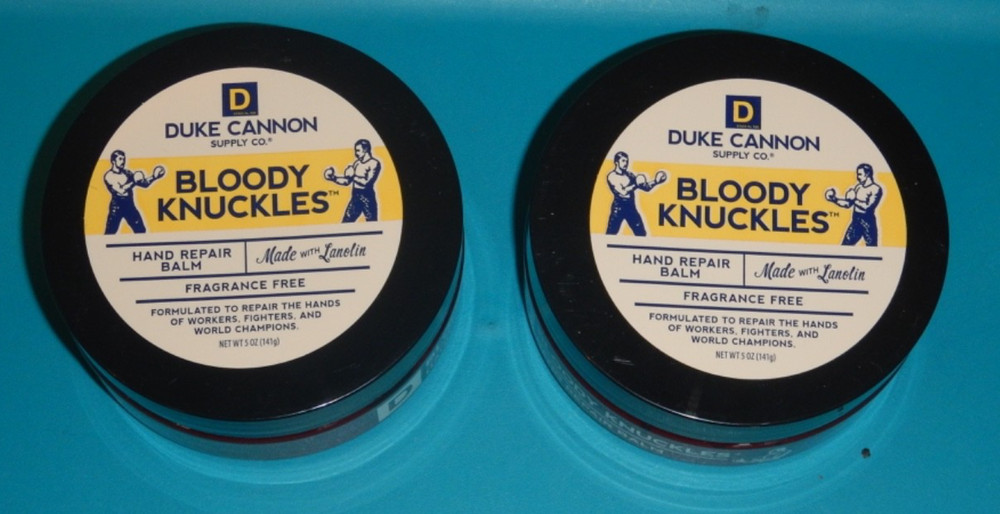Duke Cannon Supply Co. Bloody Knuckles Hand Repair Balm 5 oz LOT OF 2