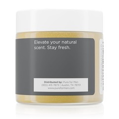 Pure for Men Bum Balm Raw Shea Butter Mint Clove Skin Hydration 3.9oz