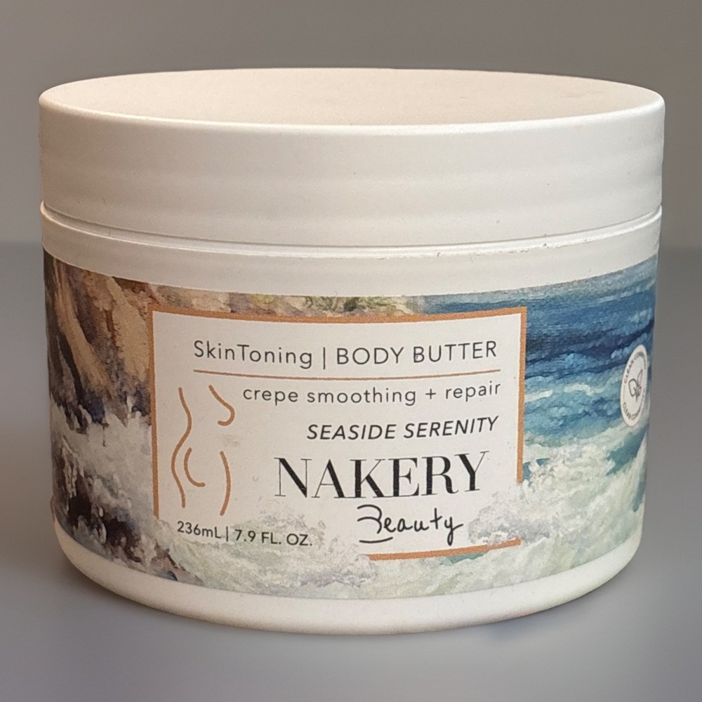 SEALED NAKERY BEAUTY Skin Toning Body Butter Seaside Serenity 7.9 oz READ