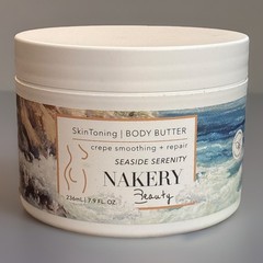 SEALED NAKERY BEAUTY Skin Toning Body Butter Seaside Serenity 7.9 oz READ