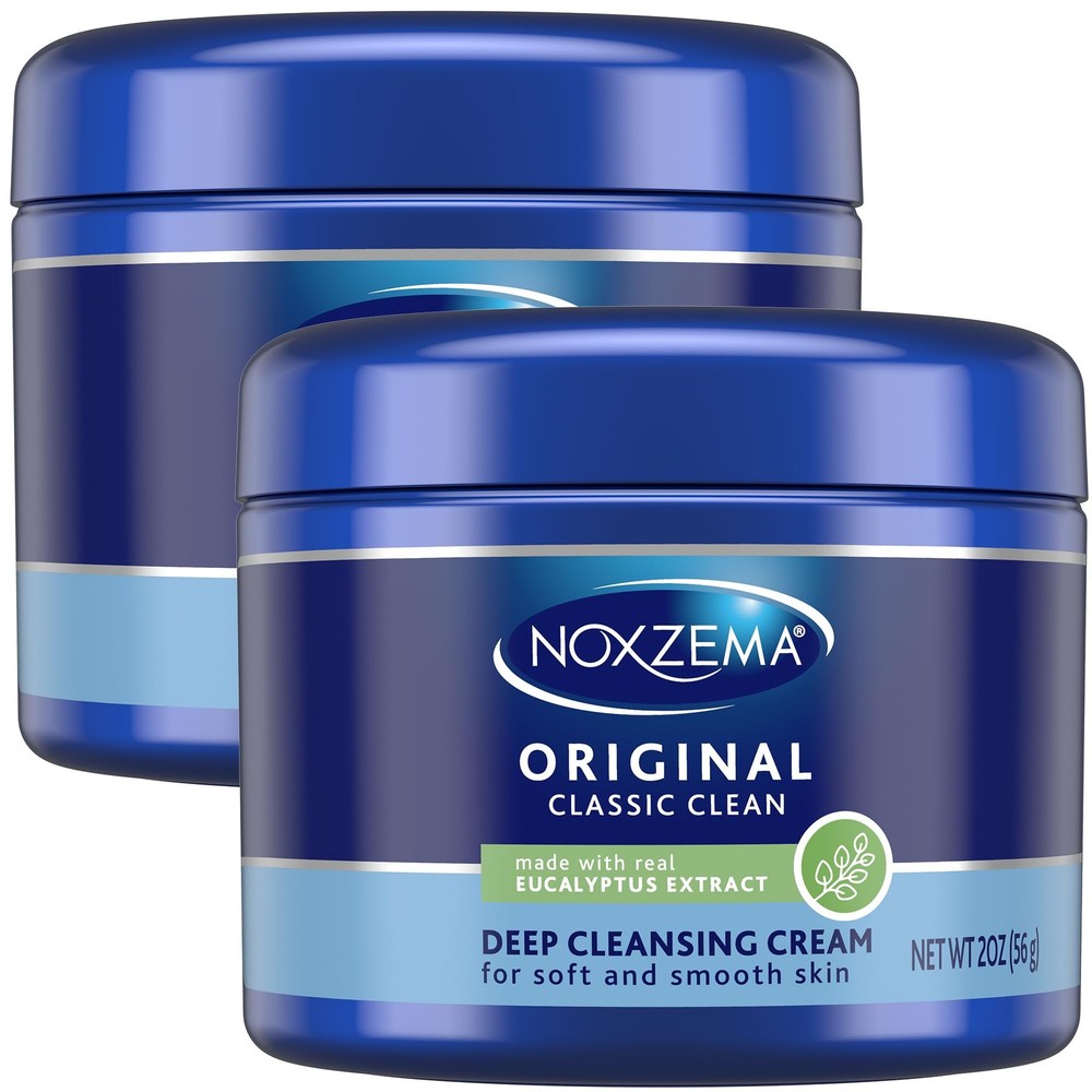 Noxzema Face Wash, Travel-Friendly Jar 2-Pack – Original 2 Ounce (Pack of 2)