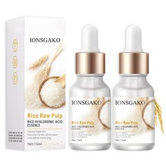 Serum White Rice Crema De Arroz Suero Crema Pore Tightening 2PCS