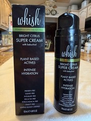 Whish Super Cream W/Bakuchial for Intense Hydration, BRIGHT CITRUS, 4.06 fl oz