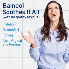 (Pack of 3) Balneol Hygienic Cleansing Lotion Soothing Relief, 3 Ounce Bottle