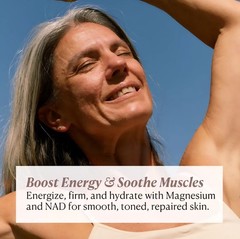 Nakery Beauty SkinRecovery Energize + Repair Body Cream NAD + Magnesium 8.4oz