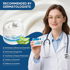 Urea Cream 40% plus Salicylic Acid 2%, Urea Cream 40 Percent for Feet Maximum St