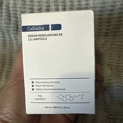 Celladix Trouble Sebum Rebalancing 131 Ampoule ~ Repair Skin Barrier ~ .68 fl oz