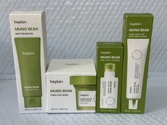 Beplain Mung Bean Skincare Set 4 Piece Pore Clay Mask Serum , Cream And Gel