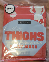 Freeman Sassy Thighs Firming Smoothing Sheet Mask Caffeine AHAs 4 Pack