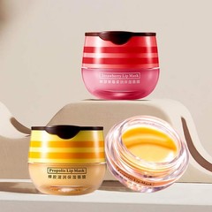 Lip Balm, Vitamin E 2.1 Ounce (Pack of 1), 2 Packs Strawberry & 2 Honey