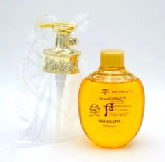 WHOOSPA Body 2pcs Special Set/ Oil Shower 220ml and Essential Moisturizer 220ml