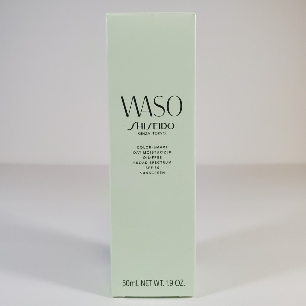 Shiseido Waso Color-Smart Day Moisturizer Oil-Free SPF 30 1.9oz Skin Brightening