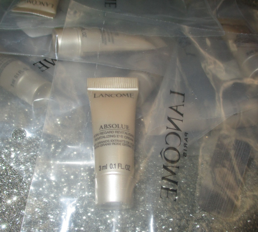 10x Lancome Absolue Revitalizing Eye Cream Travel Size 3ml each NEW