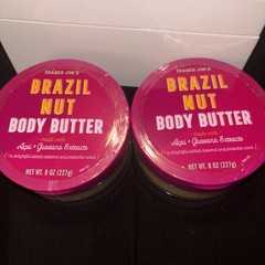 2-Pack Trader Joe’s Brazil Nut Body Butter BRAND NEW FREE SHIPPING