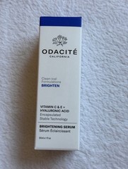 ODACITE Clean-ical Vitamin C E Hyaluronic Acid Brighten Serum 1 Oz 30 ml NEW
