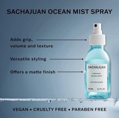 Sachajuan Ocean Mist Sea Salt Spray, 5.1 Fl oz 150 ml 2 Pack