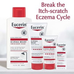 Eczema Relief Cream – Unscented, Fragrance Free, 14 Oz Colloidal Oatmeal