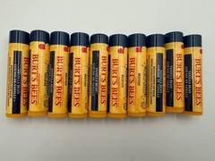 10 Burt&rsquo;s Bees Vanilla Bean Chapstick NEW Sealed Loose Tubes Bulk Lip Care