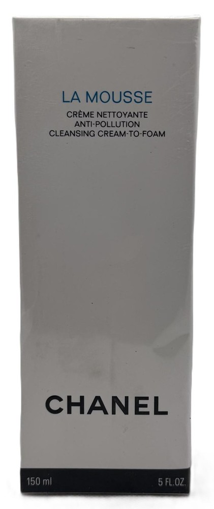 CHANEL La Mousse Cleansing Cream to Foam 5oz 150ml Anti Pollution Face Wash