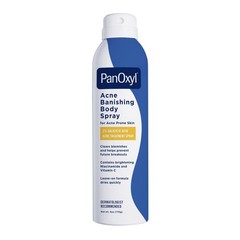 PanOxyl Acne Banishing Body Spray with 2% 6 Ounce (Pack of 1) White