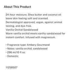 Victoria’s Secret Body Care Vanilla Orchid Sandalwood Body Scrub & Body Wash NWT