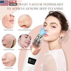 2025 Blackhead Remover Pore Vacuum,Facial Pore Cleaner-5 Suction Power,5 Probes,