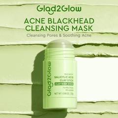 Glad2Glow Mugwort Clay Stick Mask, Face 0.88 Ounce (Pack of 1),