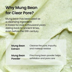 beplain Mung Bean pH-Balanced Cleansing Foam (5.4fl.oz/160ml) | Fragrance-Free