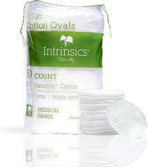 Intrinsics Premium 3” Large Cotton Rounds (50 Count) – Lint-Free Cotton Pads for