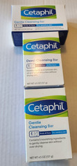 3 Pack Cetaphil Gentle Cleansing Bar For Dry And Sensitive Skin 4.5 oz