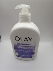 Olay Retinol 24 + Peptide Face Wash, Smoothing, Sulfate-Free, 16 oz