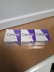 CeraVe Skin Renewing Night Cream 1.7 oz (3 Pack) Peptide Complex Niacinamide NEW
