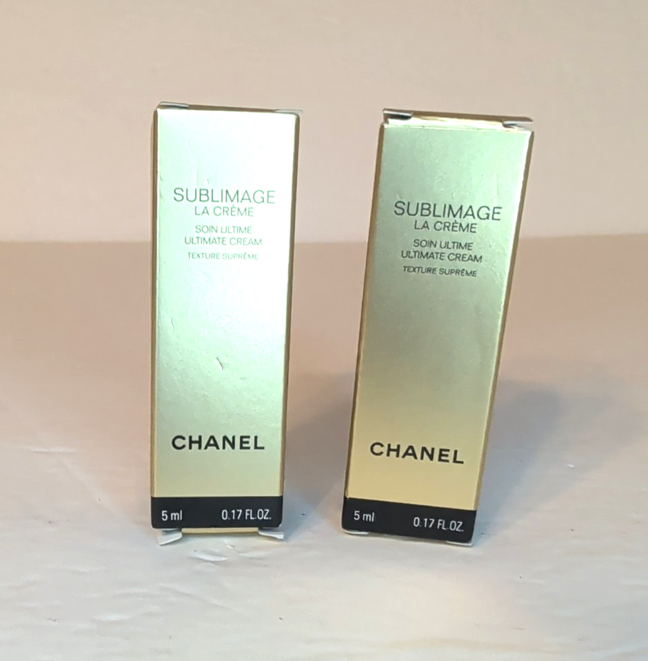 2X Chanel Sublimage La Creme Ultimate Cream Texture Supreme 0.17oz/5ml each NIB