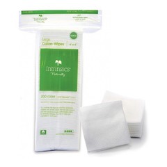 Intrinsics Large 4×4 Cotton Squares (200 Count) 200 Count (Pack of 1), Green