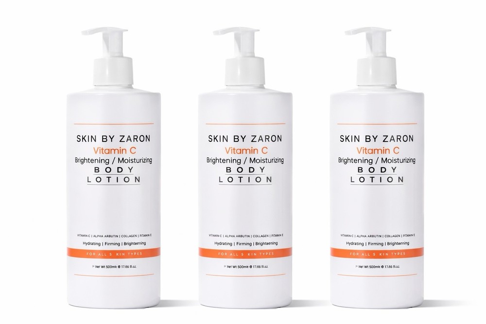 Skin By Zaron Vitamin C Body Lotion Brightening Moisturizing 500ml 3 Pack